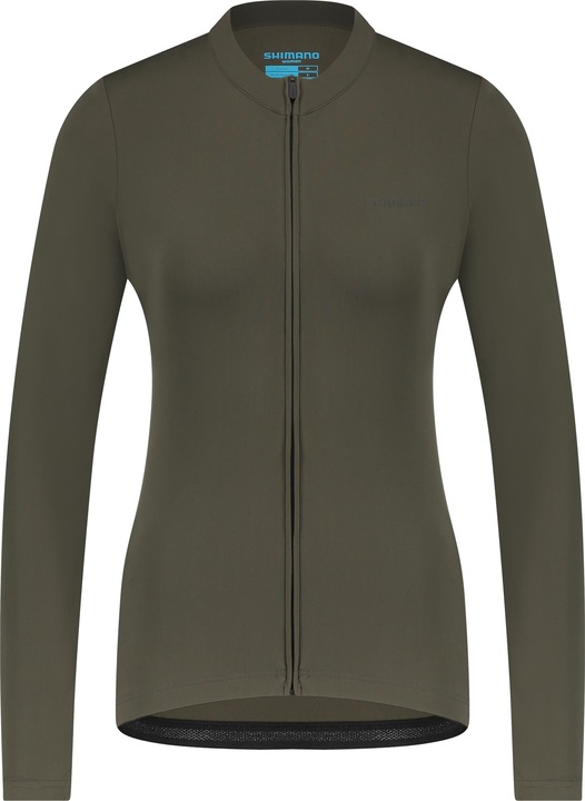 Actual product image Shimano Women Kaede Thermal LS JRSY moss green (M)