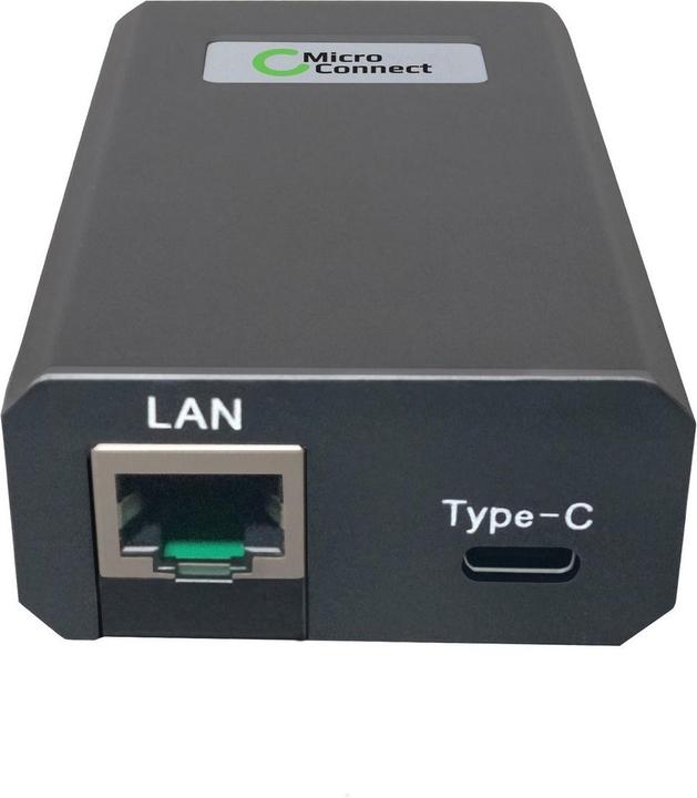 Produktbild MicroConnect Indoor PoE networking (USB-C, RJ45 (2x))