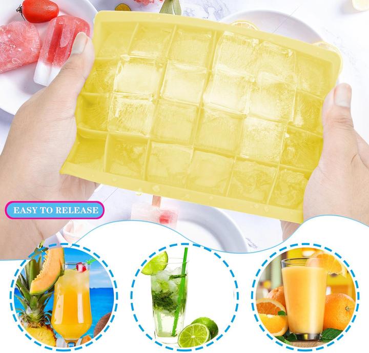 Actual product image Intirilife 2x ice cube moulds set of 2 à 24 compartments