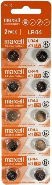 Produktbild Maxell LR44 (10 Stk., LR44, 110 mAh)