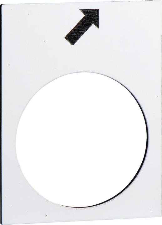 Actual product image Schneider Electric Labelling plate, 30x40mm, white, ZB2BY4963