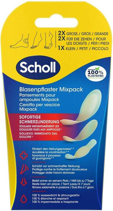 Immagine prodotto Scholl Cerotti per vesciche Mixpack 5 pezzi in cartone