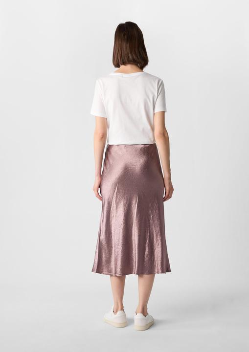 Produktbild Comma Rock Midirock aus crinkled Satin (44)