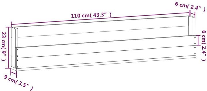 Produktbild vidaXL Penelope (110 x 9 x 23 cm)