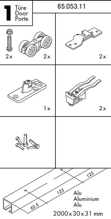 Produktbild HAWA Porta 60 H