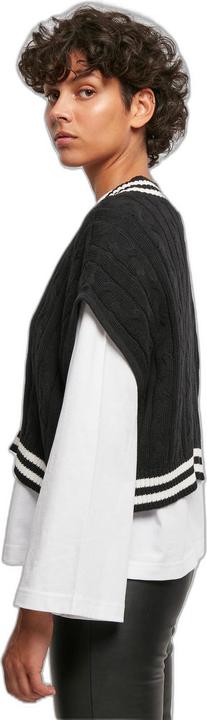 Produktbild Urban Classics Ladies Cropped Knit College Slipover - 19409 (S, XL)