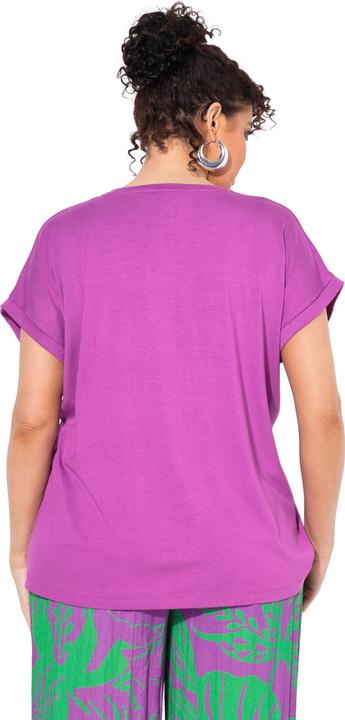 Produktbild Ulla Popken T-Shirt, bedruckt, Oversized, Rundhals, Halbarm (58)