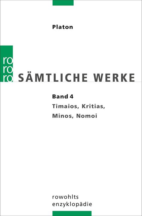 Produktbild Sämtliche Werke 4 (Deutsch, Platon, 1991)