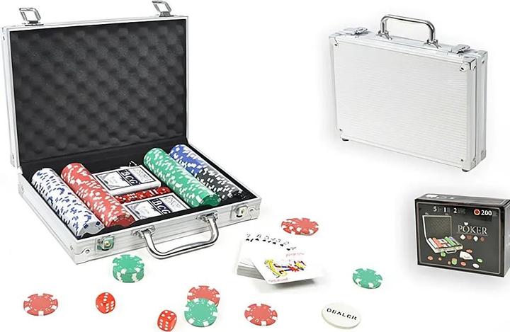 Sombo Pokerset in Koffer (Multilingual)