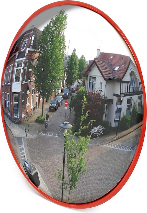 Actual product image Wiltec Safety mirror 60cm surveillance mirror panoramic mirror traffic mirror (Ø 60 cm)