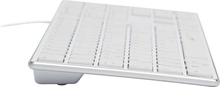 Actual product image Speedlink RIVA Slim Metal Scissor Keyboard, white - DE Layout (DE, Cable)