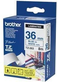 Produktbild Brother P-Touch (3.60 cm, Blau, Weiss)
