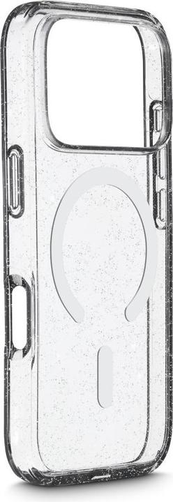 Actual product image White Diamonds “Mag Glitter” Cover for Apple iPhone 17 Pro, transparent (Apple iPhone 17 Pro)