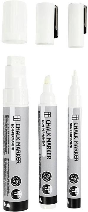 Actual product image Creativ Company Chalk marker (White, 6 mm, 3 x)