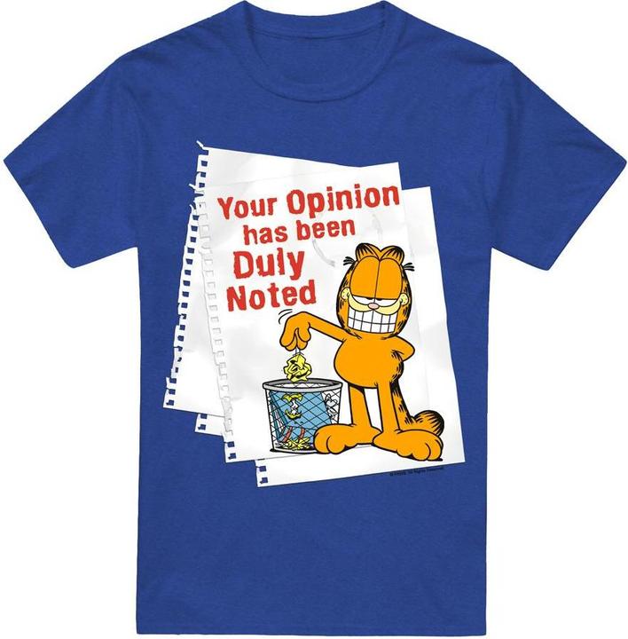 Actual product image Garfield Unisex Adult Duly Noted T-Shirt (XL)