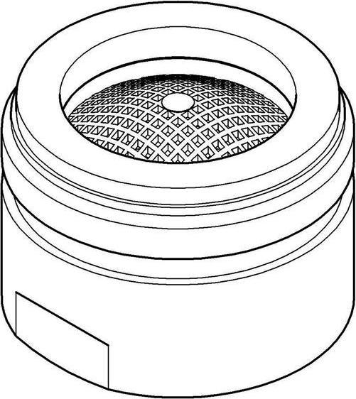 Actual product image Grohe Mousseur external thread chrome