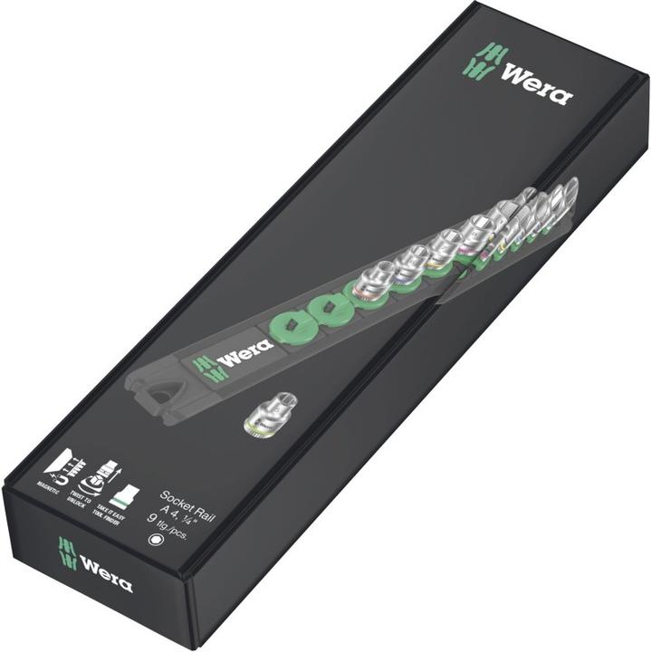 Produktbild Wera Nuss-Magnetleiste A 4 (1/4")