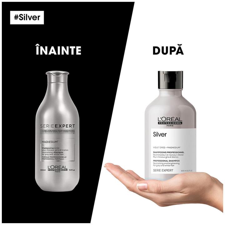 Immagine prodotto L'Oréal Professionnel Série Expert Silver - Shampoo professionale (300 ml, Shampoo liquido)