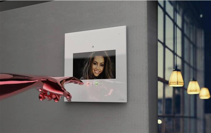 Image du produit M-E ME VDV-1107 W - Station intérieure vidéo blanc (Funk, WiFi)