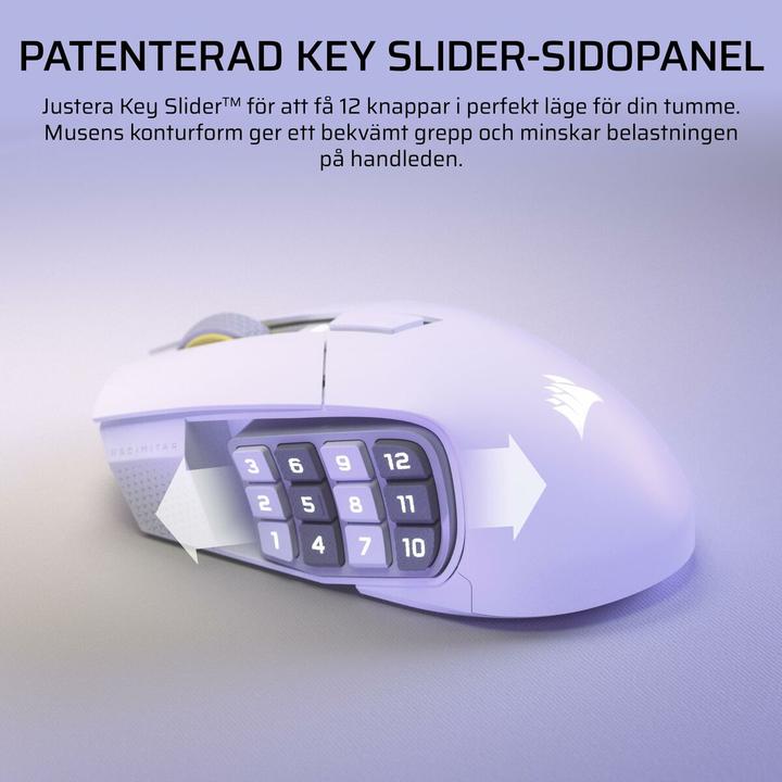 Actual product image Corsair Gaming-Maus Scimitar Elite Wireless SE, Maus Features (Wireless)