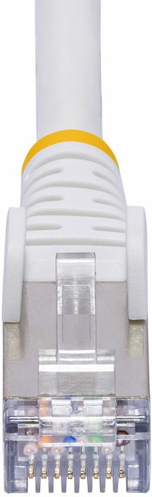 Actual product image StarTech com 3m White CAT8 Ethernet Cable, Snagless RJ45, 25G/40G, 2000MHz, 100W PoE++, S/FTP, 26AWG (3 m)