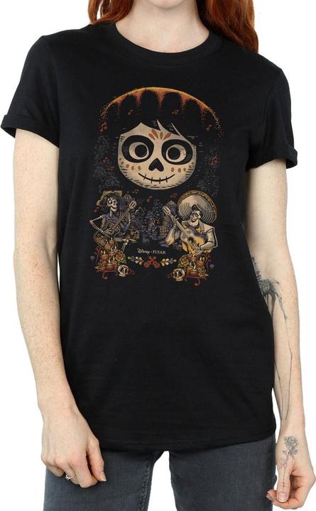 Produktbild La Maison du Coco Poster Miguel Gesicht Baumwolle Boyfriend TShirt (3XL)