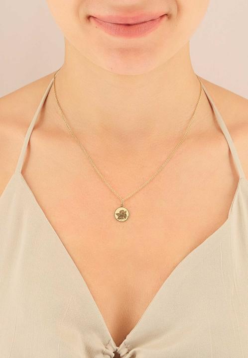 Image du produit Muau Pendant medal angel yellow gold 750, 12mm (Or jaune 750/18K)