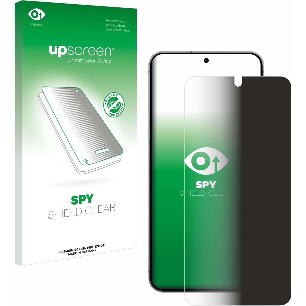upscreen Spy Shield Blickschutzfolie (1 Stück, Samsung Galaxy S24), Smartphone Schutzfolie, Blau