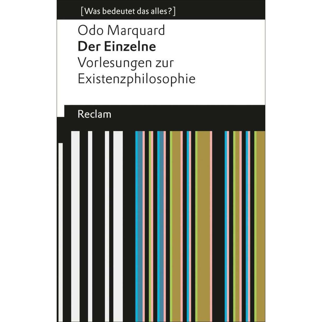 Der Einzelne, Fachbücher von Odo Marquard