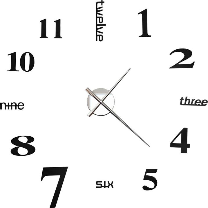 Actual product image vidaXL Wanduhr (100 cm)