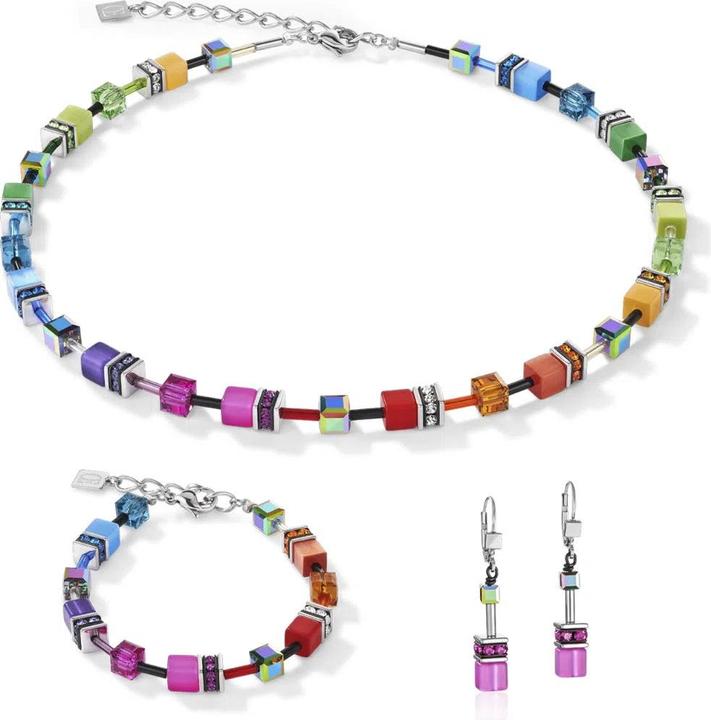 Immagine prodotto Coeur de Lion Bracciale GeoCube (21.50 cm, Acciaio inossidabile)