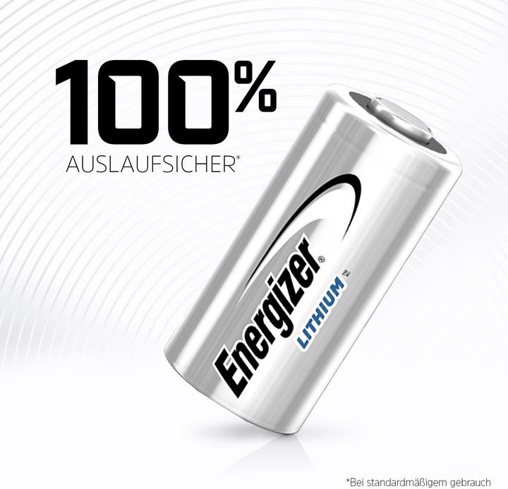 Actual product image Energizer 123 Lithium Photo (2 pcs., CR123A, 1500 mAh)