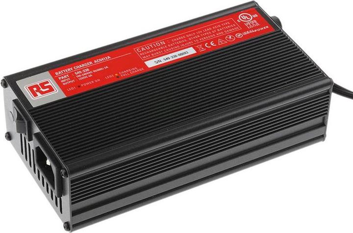 RS PRO Charg. batt. plomb, 3 niv., 12 V 4,0 A (Chargeurs sans batterie)