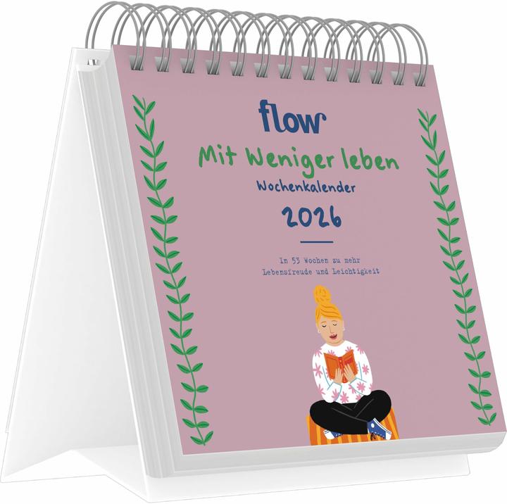 Produktbild Der Slow Down Kalender - 53 Denkanstösse für ein Leben voller Leichtigkeit (16 x 17 cm)