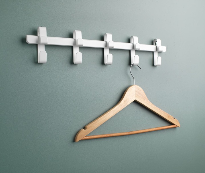 Actual product image JYSK 3600914 Coat rack wall mounted 5 hooks