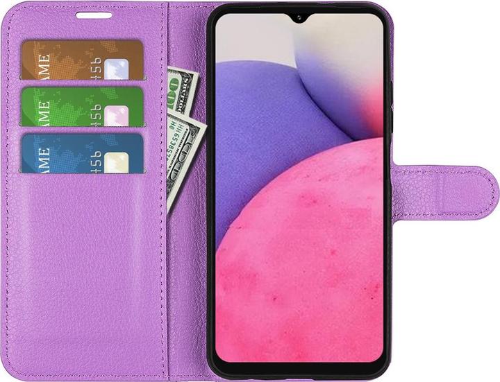 Produktbild Cover-Discount Galaxy A33 5G - Leder Etui Hülle violett (Samsung Galaxy A33 5G)