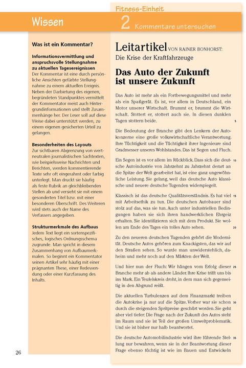 Produktbild Königs Fitness Deutsch 8.-10. SJ. Texte analysieren und verfassen (Deutsch, Anita Grosser-Glosowitz, 2024)