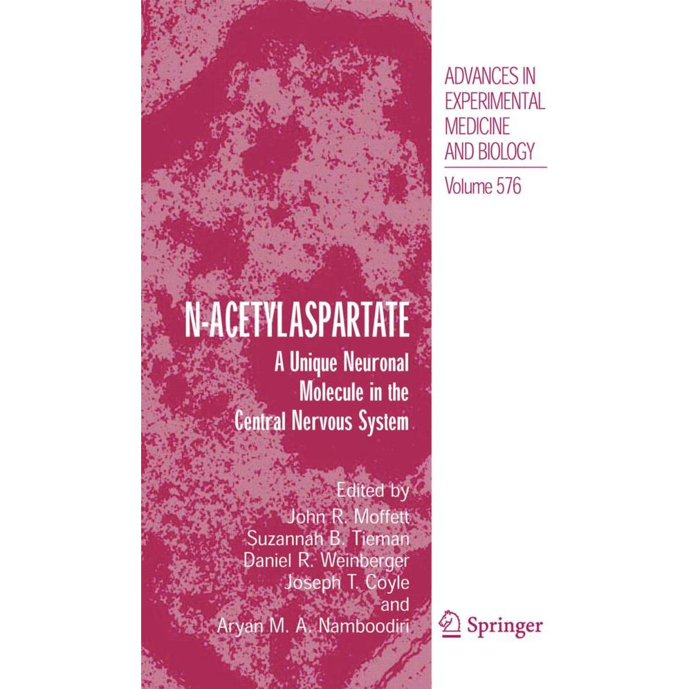 N-Acetylaspartate, Fachbücher von Joseph T. Coyle, John Moffett, Aryan M. A. Namboodiri, Daniel R. Weinberger, Suzannah ...