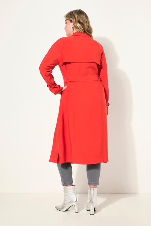 Actual product image Miamoda Trench coat in denim look (54)