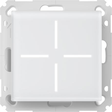 Produktbild Homematic IP HmIP Set 1xGlastaster + Thermostat + Rahmen 2 Fach