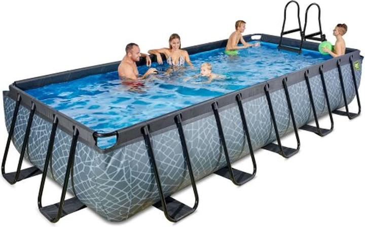 Actual product image Exit Premium rectangular frame pool 540x250x100 cm with sand filter pump (540 x 250 cm)