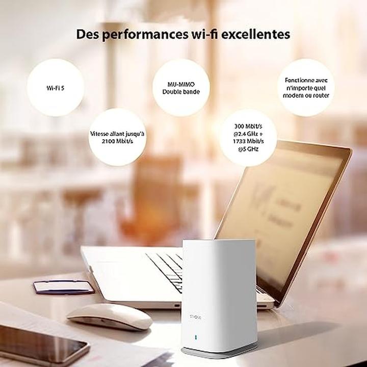 Immagine prodotto Strong Sistema WLAN MESH ATRIA 2100 (set di 2) (1733000 Mbit/s, 300 Mbit/s)