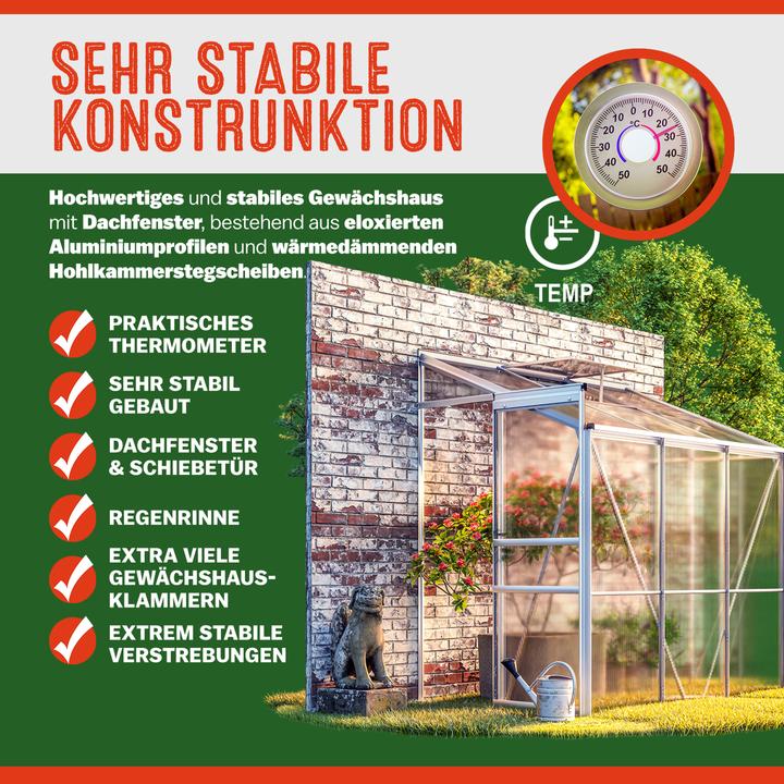 Actual product image Gardebruk Greenhouse
