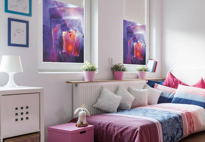 Immagine prodotto Trenddeko Blu e arancione (50 x 50 cm)