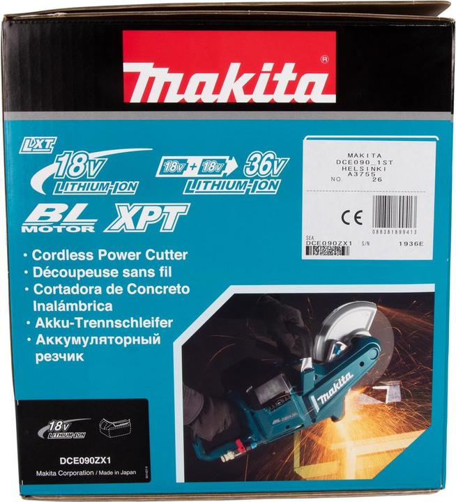 Produktbild Makita DCE090ZX1 (Betonschleifer)