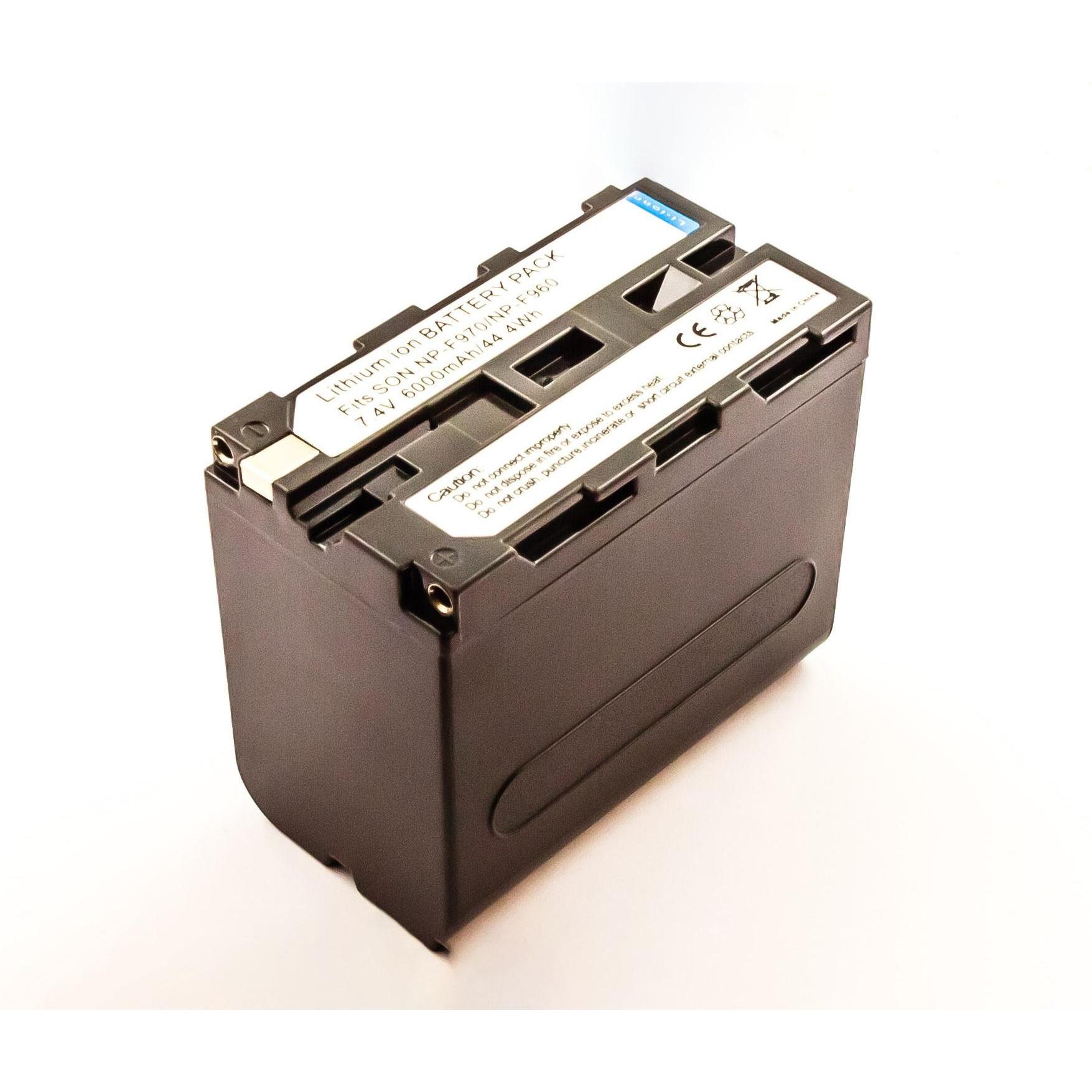 AGI NP-F950 - 6000 mAh - 7,4 V - Lithium-Ion (Li-Ion) (Akku), Kamera Stromversorgung, Schwarz