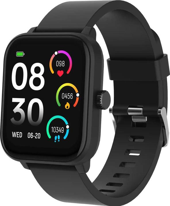 Produktbild Denver SWG-155B BLACK - GPS Smart Watch with Heart Rate Blood oxygen sensor & call function (46 mm)