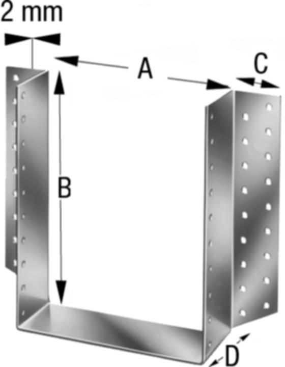 Immagine prodotto Simpson Sst Supporti per travi SIMPSON BSD (Travetto appendiabiti, 1 pz.)