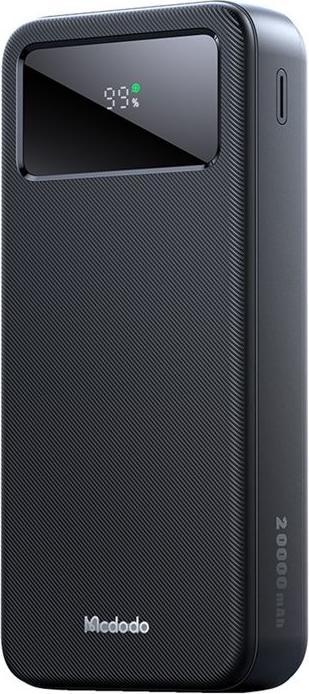 Actual product image Mcdodo Power Bank MC-4230 Digital Display 20000mAh 1C+2A, 22.5W (czarny) (20000 mAh, 22.50 W, 37 Wh)