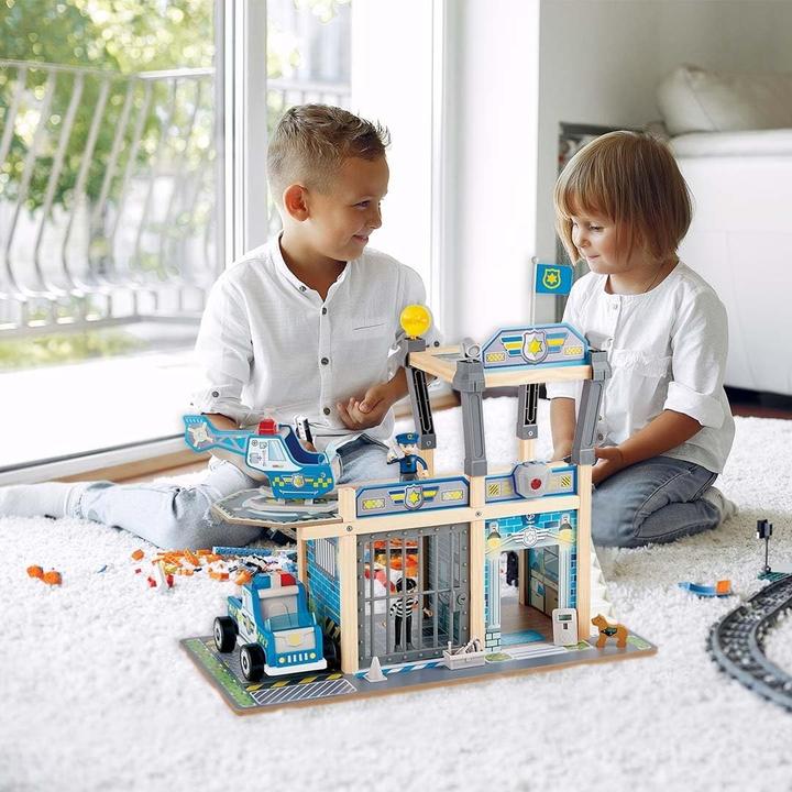 Actual product image Hape Police station